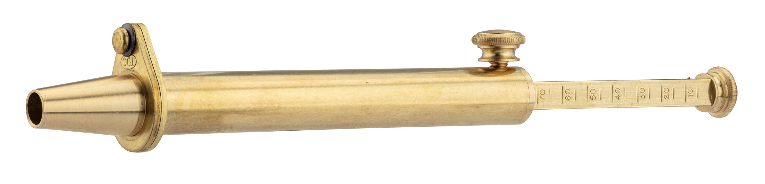 ANCIEN PÈSE LAIT, densimètre doseur de lait, lestage au plomb, 23 cm ANCIEN PÈSE LAIT, densimètre doseur de lait, lestage au plomb, 23 cm